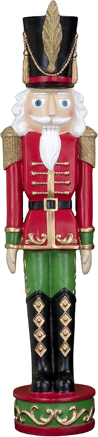 Christmas Nutcracker - Classic Red and Green (37 Inch) - 1