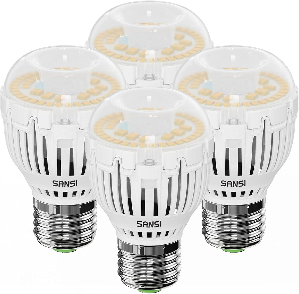 100W Equivalent A15 LED Light Bulb, 1600 Lumens 5000K Daylight White Bulb, Energy Saving 25,000 Hours Lifespan Non