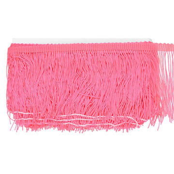 Chainette Fringe Trim, 5 Yards of 4" Polyester Braid Tassel Trim for DIY Crafts/Lamp Shade Decoration/Wedding