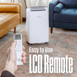 12,000 BTU Air Conditioner Portable For Rooms Up To 550 Square Feet, Portable AC with Home Dehumidifier, Smart App, 3