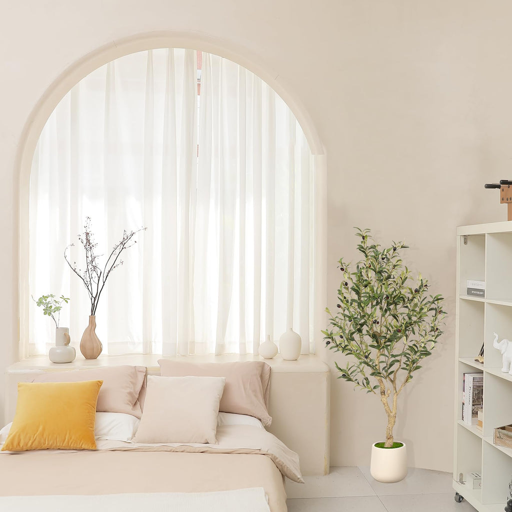 Faux Olive Tree 4ft with Realistic Appearance