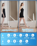 Smart Toilet with Bidet Built In, One Piece Elongated Tankless Japanese Toilet, Auto Open and Close Lid