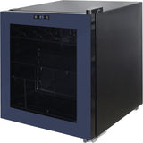 Beverage Cooler Refrigerator 15 Wine Bottle/60 Can Capacity, Glass Door, 17-Inch