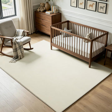 Solid Washable Area Rugs 5'x7', Ultra Soft Solid Color Area Rug for Kids Room,Non-Slip&Medium Pile,Stain Resistant