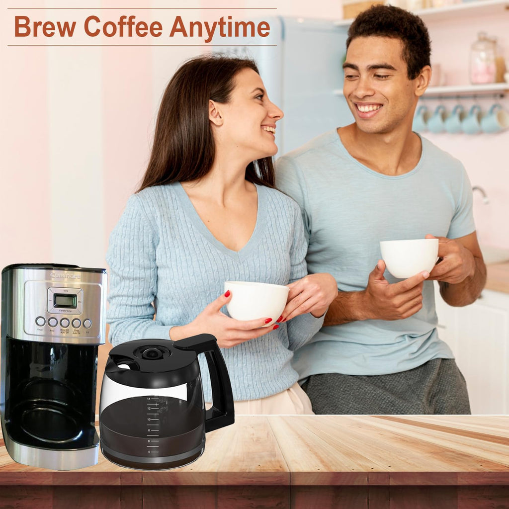 14-Cup Glass Carafe Replacement for Cuisinart Coffee Maker Models