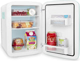 15L Mini Fridge for Bedroom - Car, Office Desk & College Dorm Room - 12V Portable Cooler & Warmer for Food, Drinks