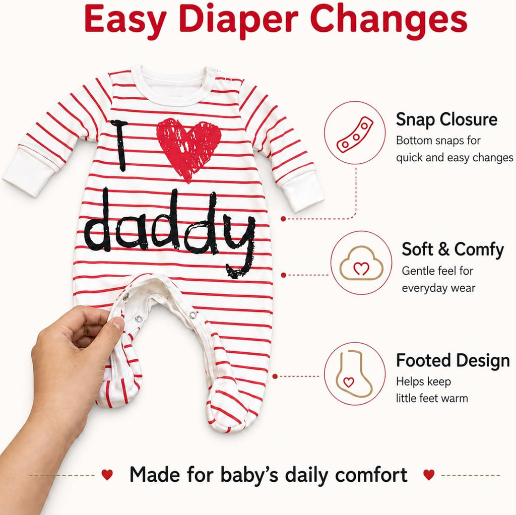 Unisex Baby Footed Pajamas,100% Cotton Sleepers for Boys and Girls