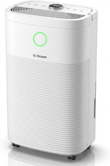 70 Pint/Day Compressor Dehumidifier for Home up to 4,000 Sq.Ft, Dehumidifier with Drain Hose, Humidity Control