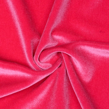 Textiles 20 Yard Bolt Fuchsia Stretch Velvet Fabric