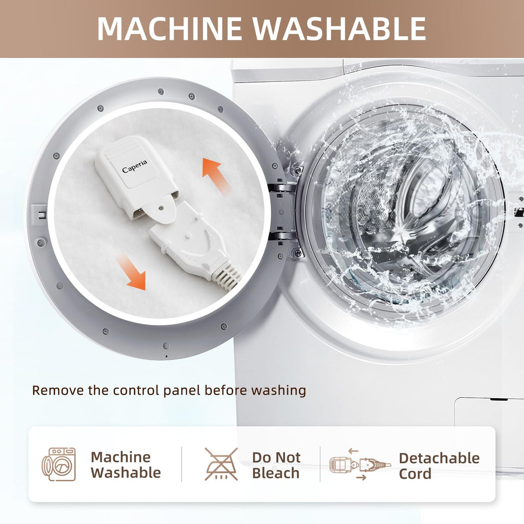 Heated Mattress Pad Electric Mattress Dual Controller Bed Warmer 9 Heat Settings, 1-12 Hours Auto Off