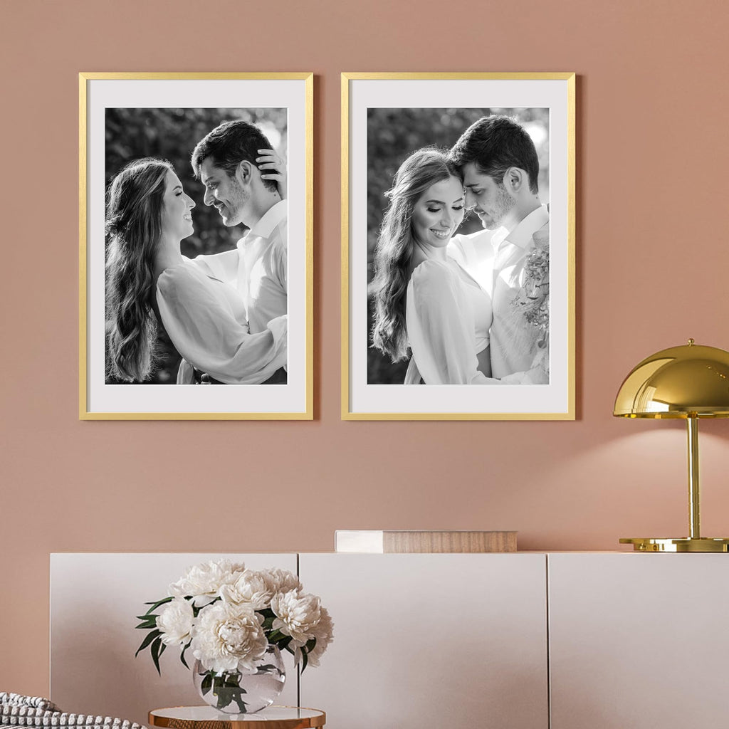 24x36 Poster Frame, Wall Decor Picture Frames, Gold 1 Pack