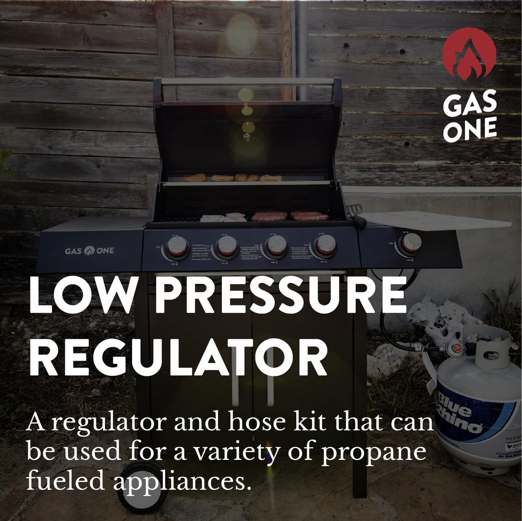 Propane Regulator 3 Feet Universal QCC1 Grill Replacement with 36 inches hose for Most LP Gas Grill, Heater and Fire