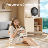 S3 Compact Clothes Dryer 1 cu.ft Capacity 110V 1050W Portable Dryers Machine with Stainless Steel Drum 8 Drying Mode