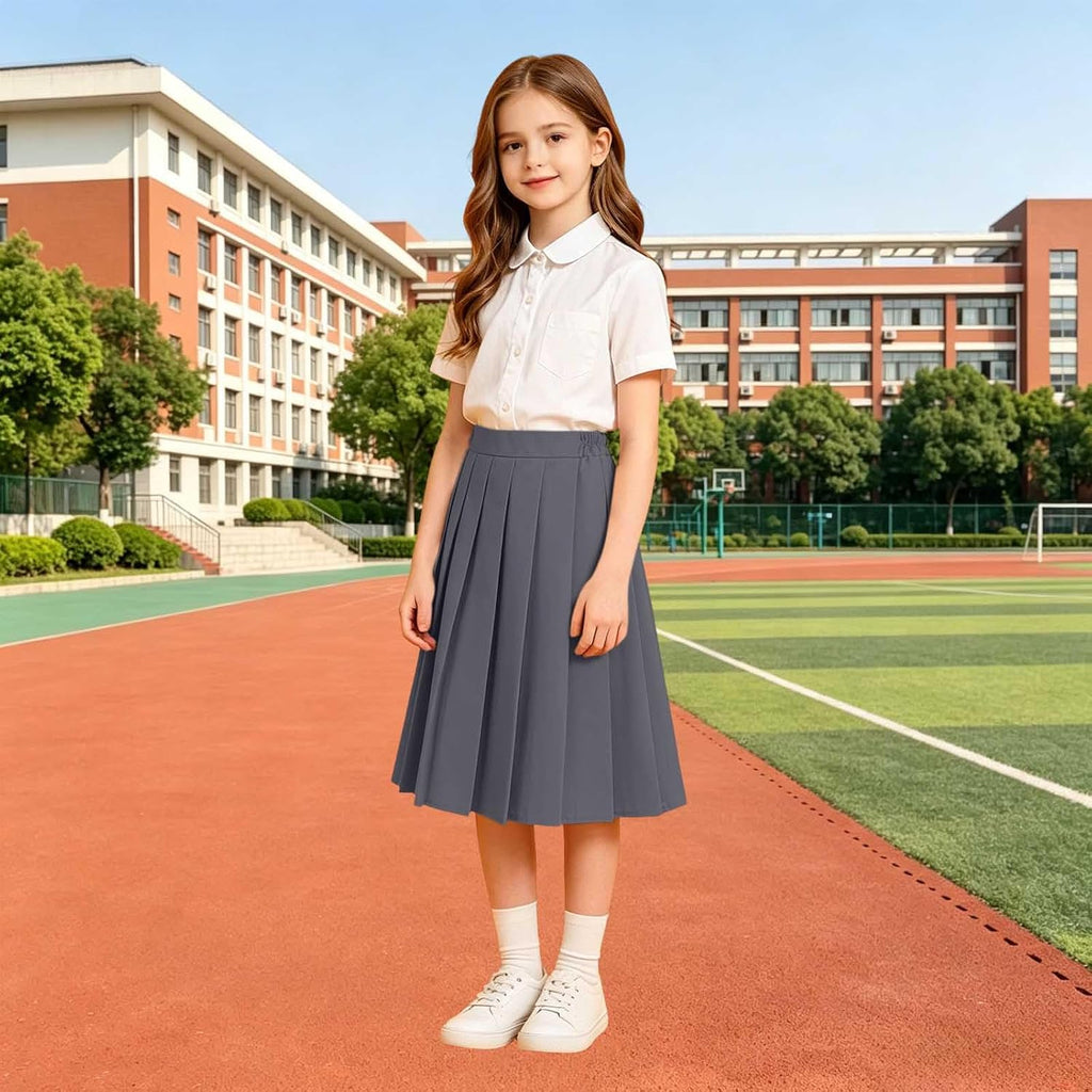 School Uniform Skirts Pleated Knee Length Skorts Back to School