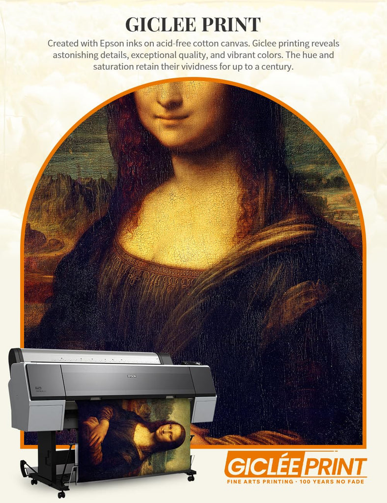 Mona Lisa Canvas Wall Art, Gallery Wrapped, 20x30