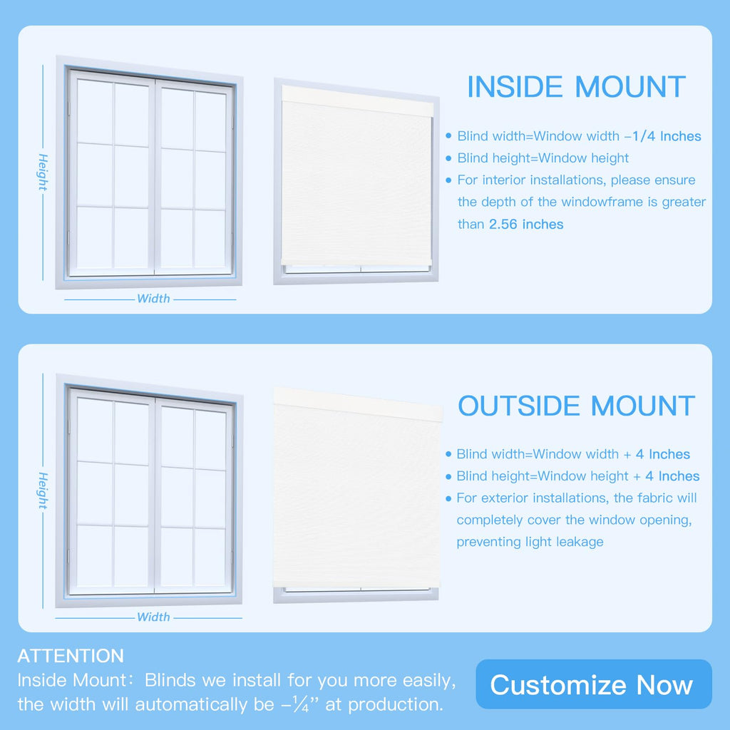 Motorized Blinds with Remote, Automatic Smart Blinds with Valance, 100% Blackout Motorized Shades for Indoor Windows