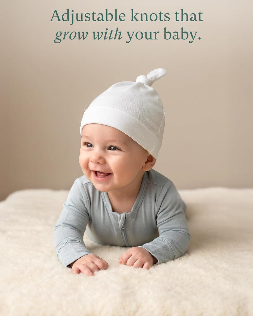 Baby Hats and Mittens Set, Bamboo Viscose Cap and Mittens 12 Pieces, 0-6 Months Infant Newborn