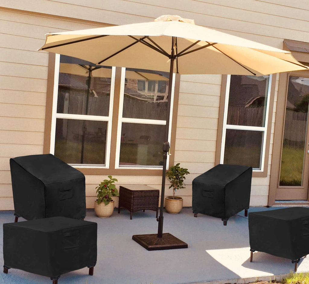 Patio Rectangular Fire Pit Cover Waterproof Outdoor Fireplace Covers Heavy Duty Rectangle Fire Table Firepit