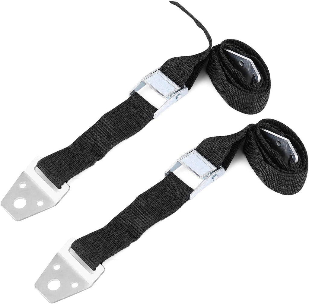 Heavy Duty Metal Anti Tip Straps - Adjustable Safety Furniture Wall Anchors for Baby Proofing Flat Screen TVs