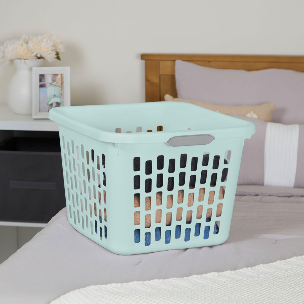 Basket, Plastic Clothes Hamper, 12-Pack