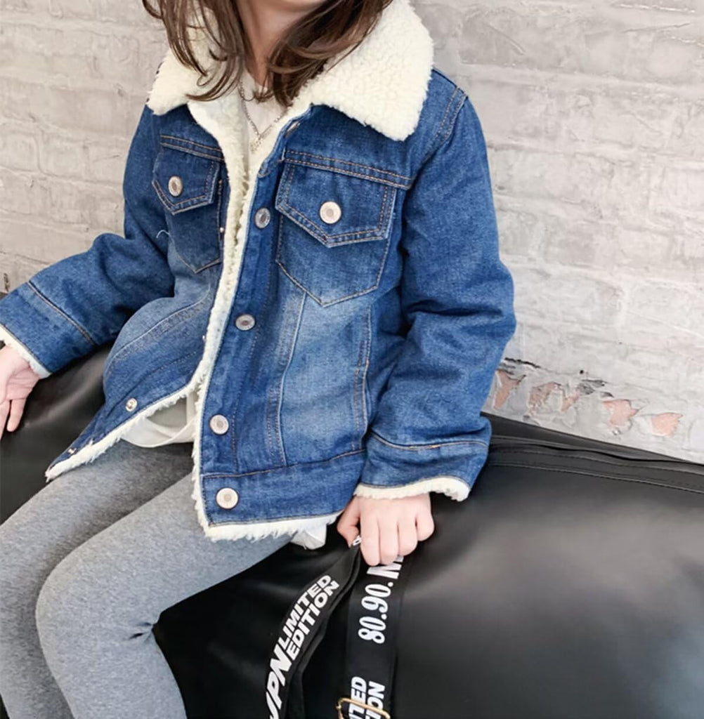 Girls' Denim Jacket Outerwear, 12 Months