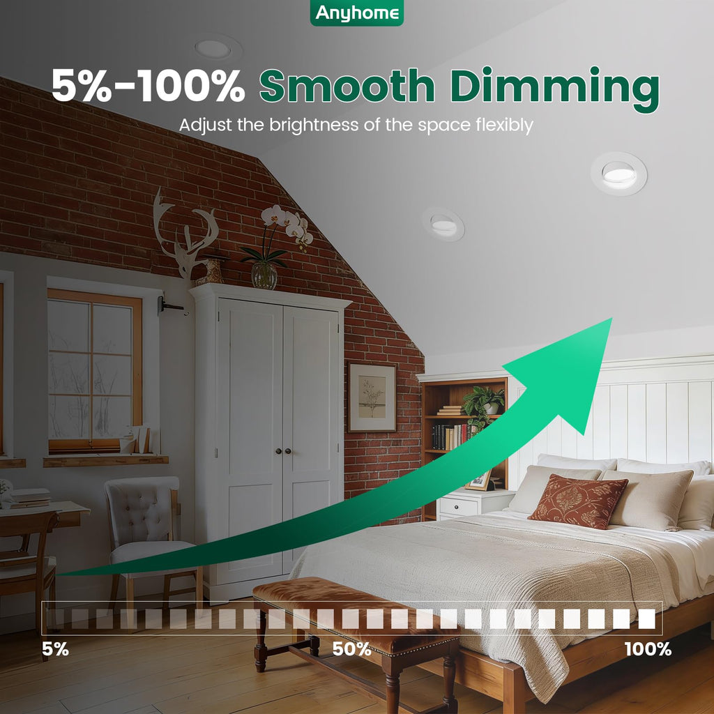 4 Inch Gimbal Led Recessed Lighting Retrofit 4 Pack