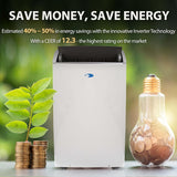 ARC-1230WN 14,000 BTU (12,000 BTU SACC) NEX Inverter Dual Hose Cooling Portable Air Conditioner, Dehumidifier
