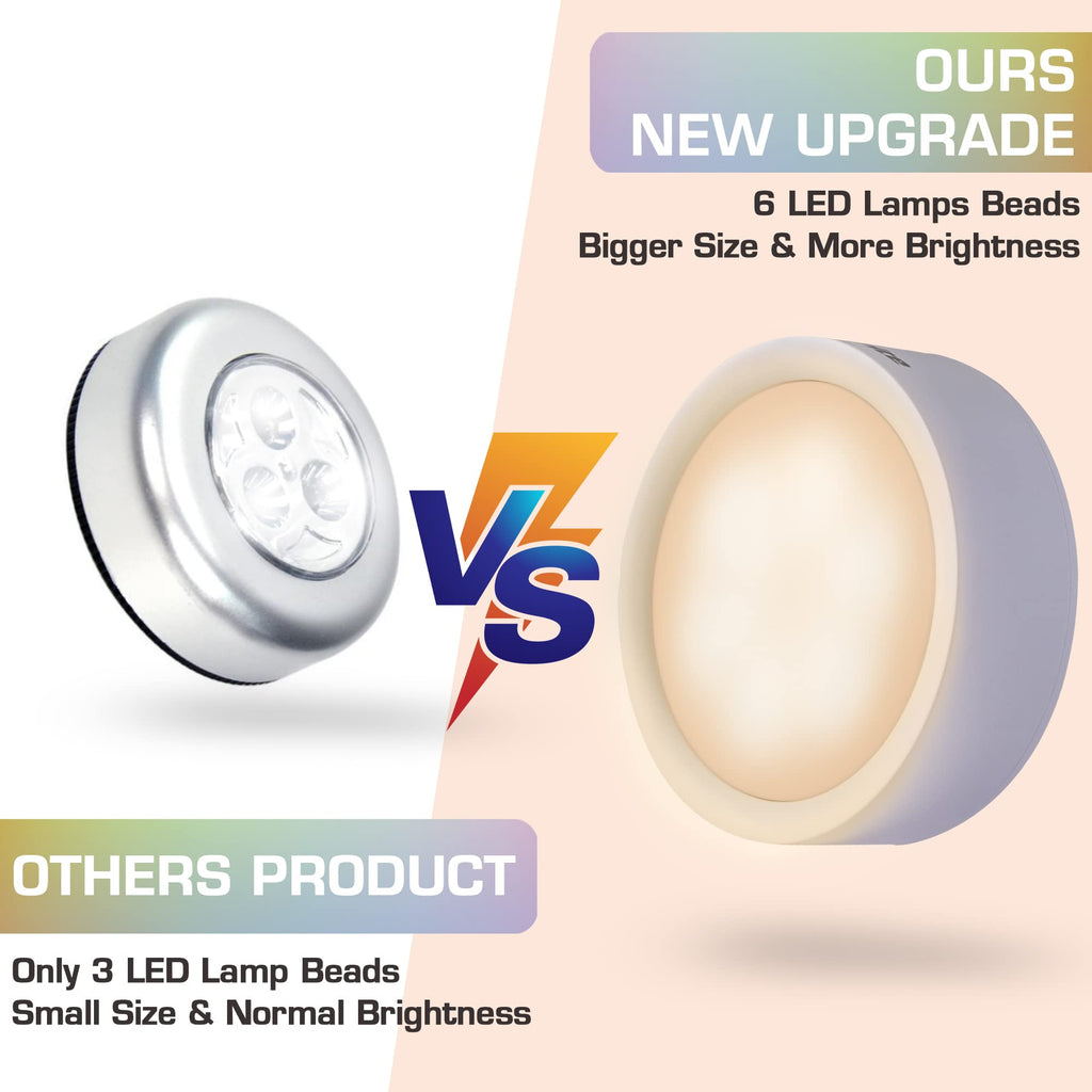 Puck Lights with Remote, RGB 13 Color Changing Lights with Dimmer