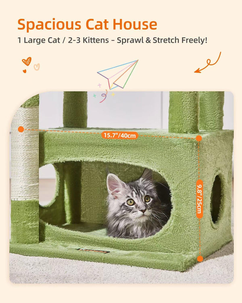 Cat Tree, 38.5In Cat Tower for Indoor Cats, Suitable for Kittens