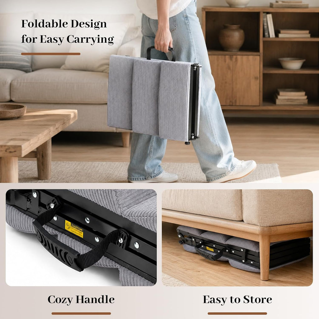 Dog Ramp for Bed, Foldable Dog Ramp, 5 Adjustable Heights, 13"-19", 100 lb