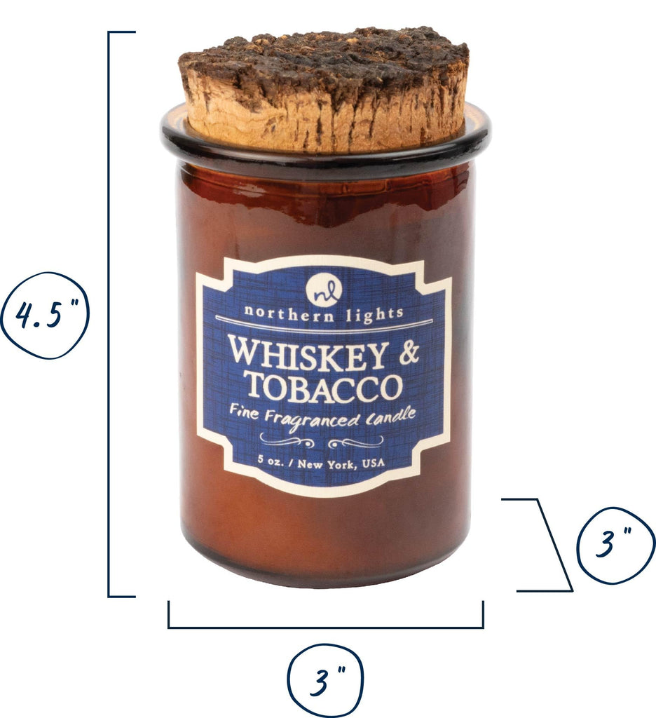 Spirit Jar Candles - Whiskey & Tobacco - 52601