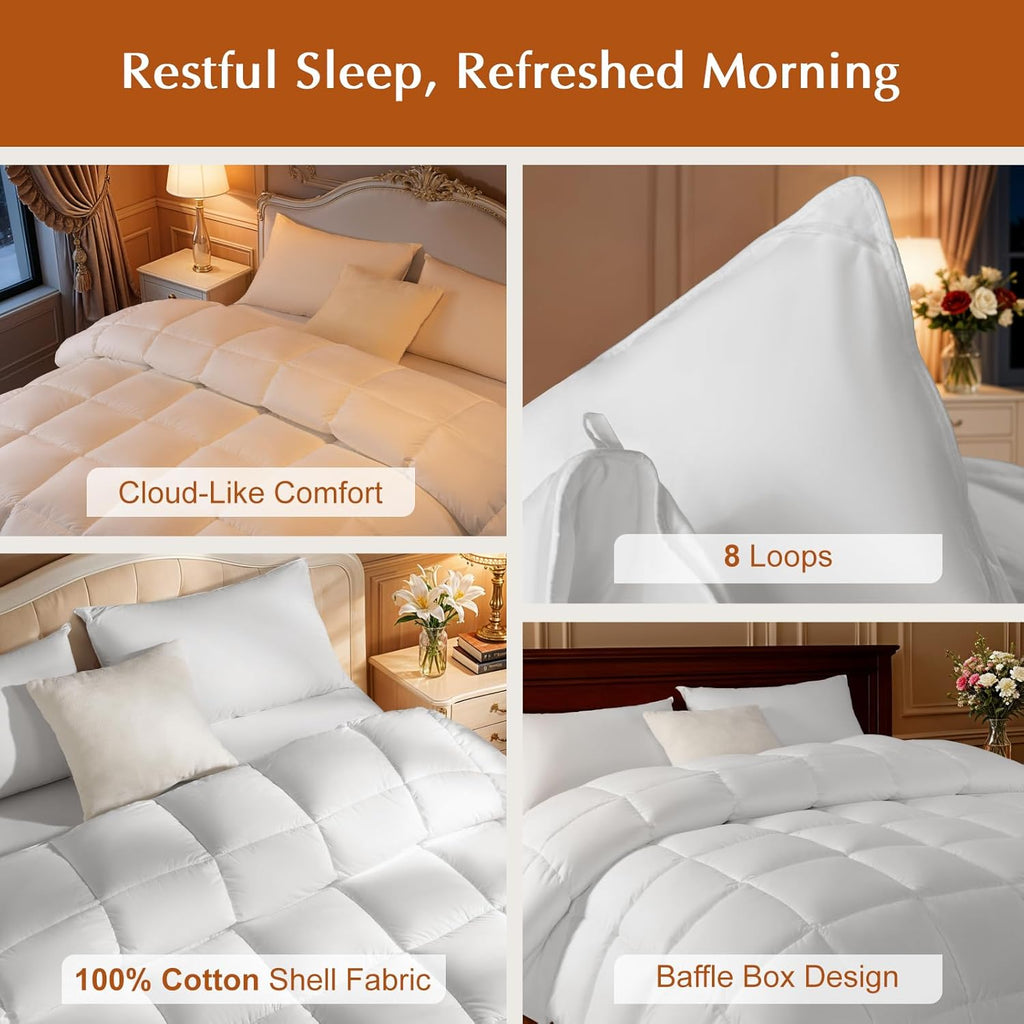Canadian Luxury Goose Down Comforter, Twin