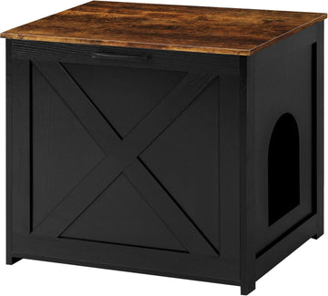 Cat Litter Box Enclosure, Hidden Litter Box Furniture, 23.6 Inches