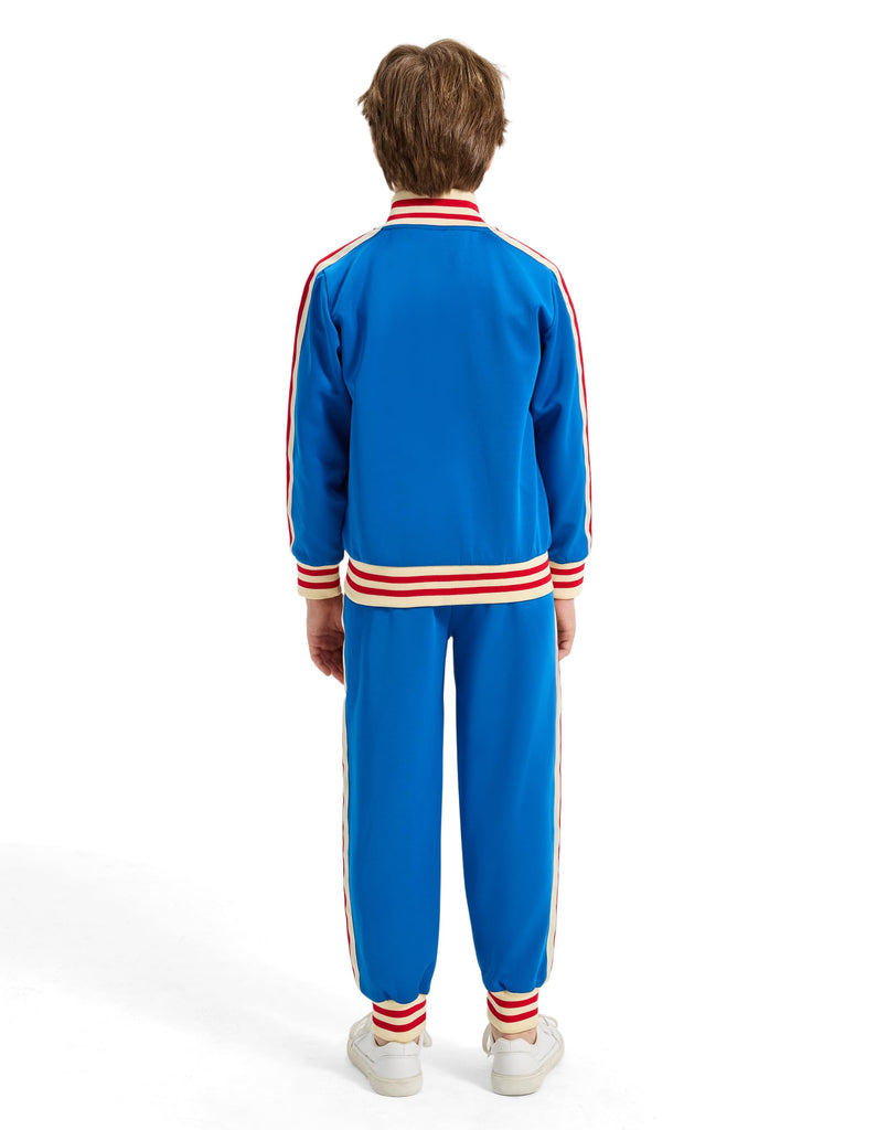 Boys Tracksuit Set 2 Piece Zip-Up Track Jacket & Jogger Pants Kids