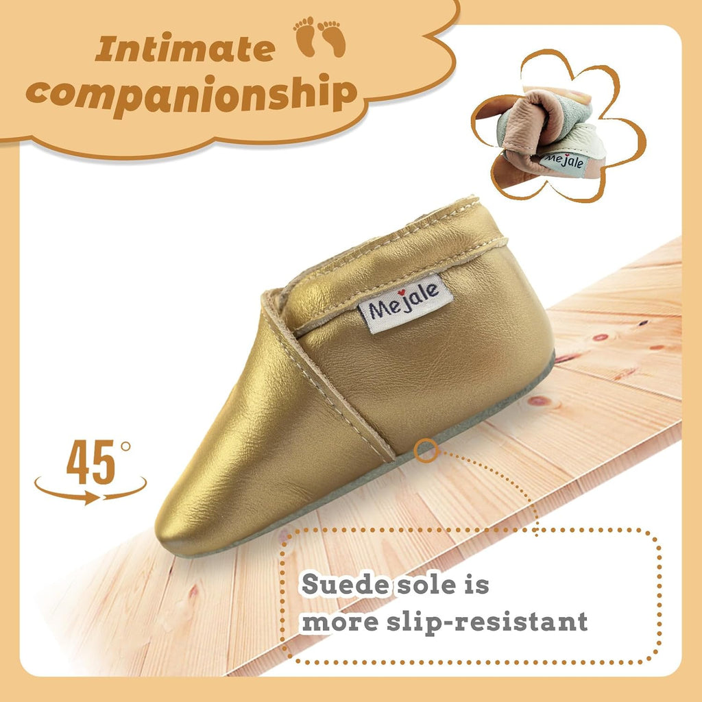 Baby Boy Shoes Soft Sole Leather Moccasins Infant Toddler Slippers