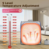 Portable Steam Sauna at Home, 9 Levels Heating, Sauna Tent for Home with Steamer and Folding Chair