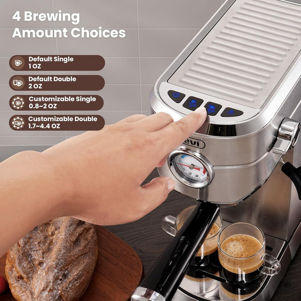 20 Bar Compact Commercial Espresso Machine ,Latte Coffee Maker