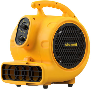 1100 CFM 3-Speed Industrial Air Mover Floor Blower Fan with Timer