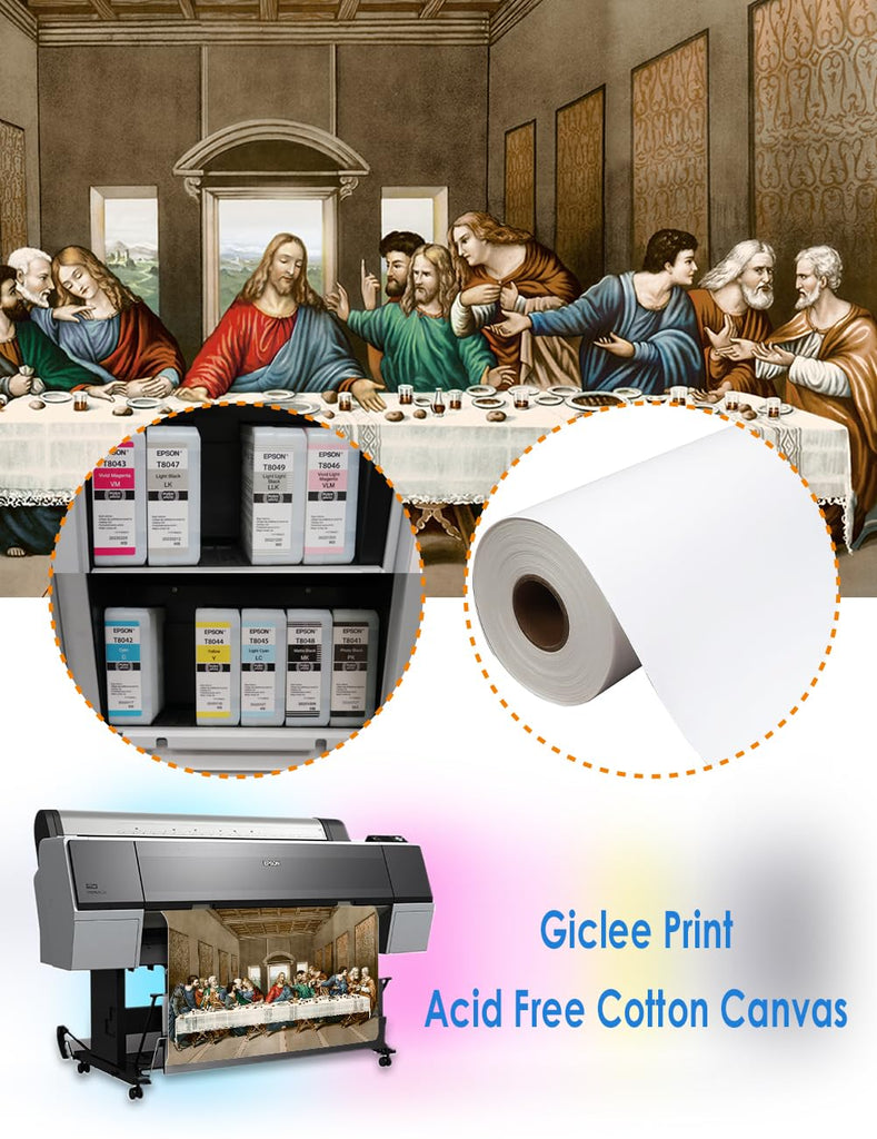 Last Supper Canvas Wall Art, Leonardo da Vinci, 18x12 in