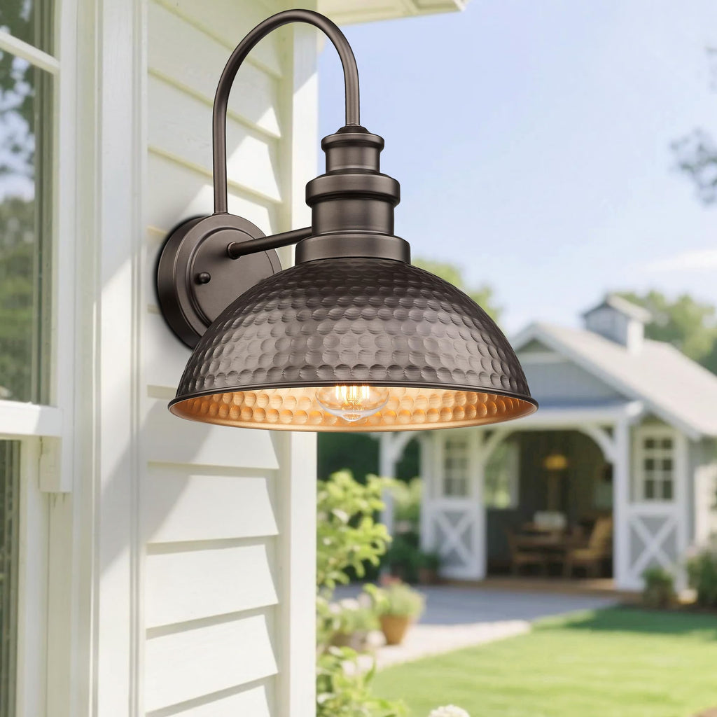 Farmhouse Barn Lights - Rustic Wall Sconce, Exterior Outdoor Mounted Lighting Fixture, Vintage Wall Light, Porch