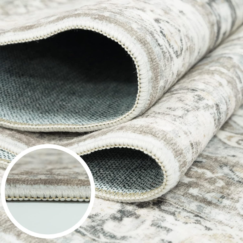 Long Hallway Runner Rug : Non-Slip Washable Boho Rug Runners Entryway Soft Low Pile Carpet Vintage Stain