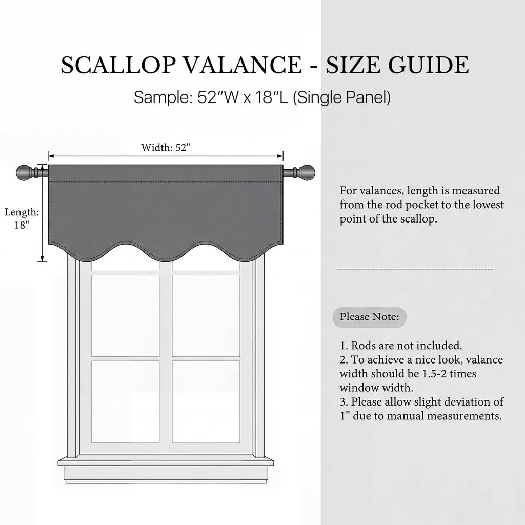 Burnt Orange Blackout Valances for Windows Thermal Insulated