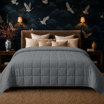 King Size Weighted Blanket 30 lbs, Also Fits California King Beds