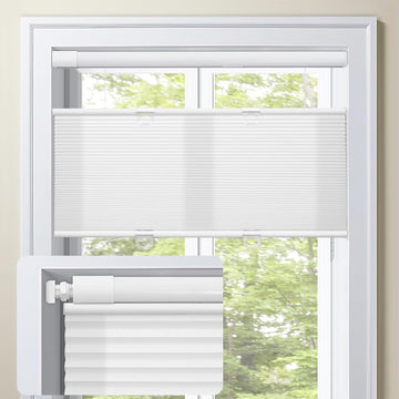 Top Down Bottom Up Cordless Cellular Shades No Tools No Drill Blinds for Windows Shades for Indoor Windows Honeycomb
