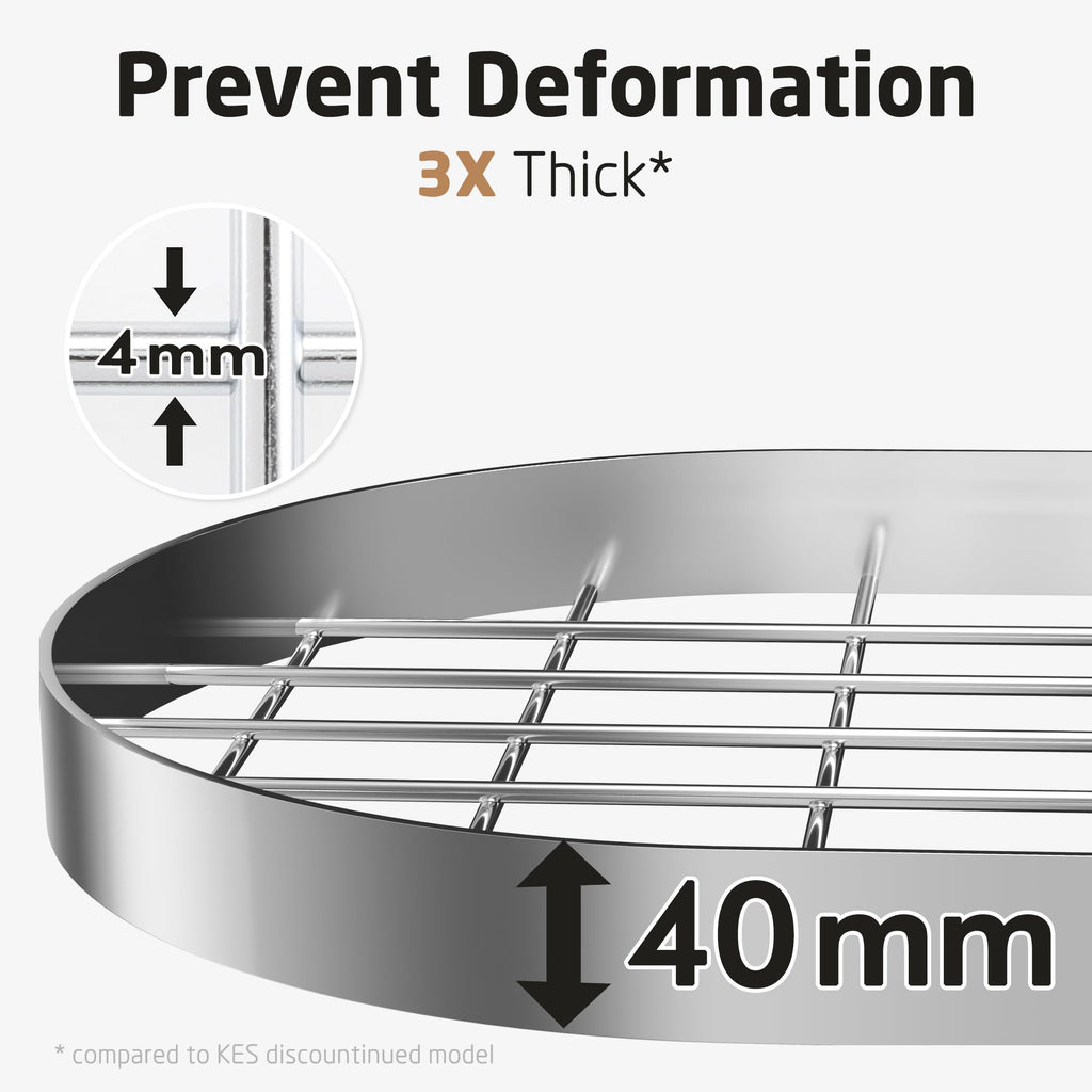 34 Inch Heavy Duty Chrome Hanging Pot Rack Ceiling Mount, Oval Pot and Pan Hanging Rack, Pan Hanger Storage Organizer