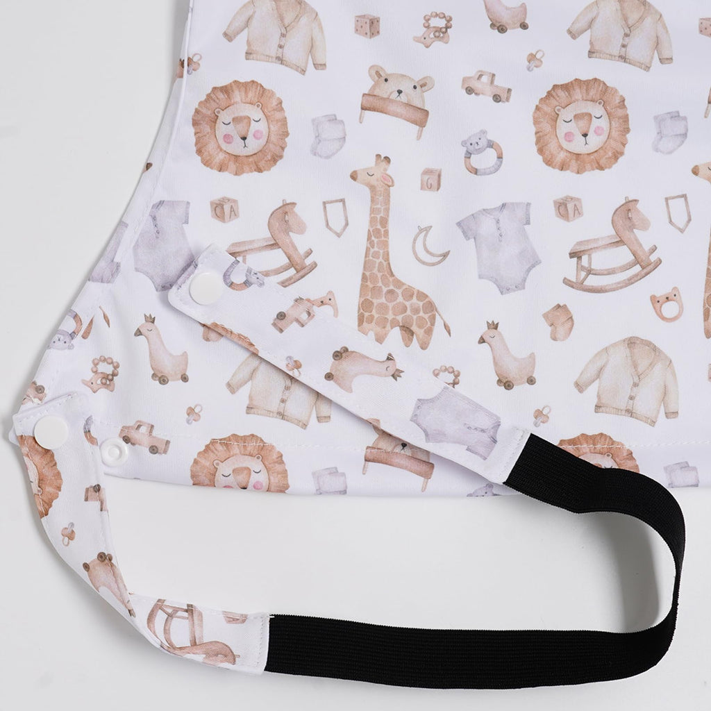 2Set Feeding Bibs Long Sleeve Baby Bib for Babies