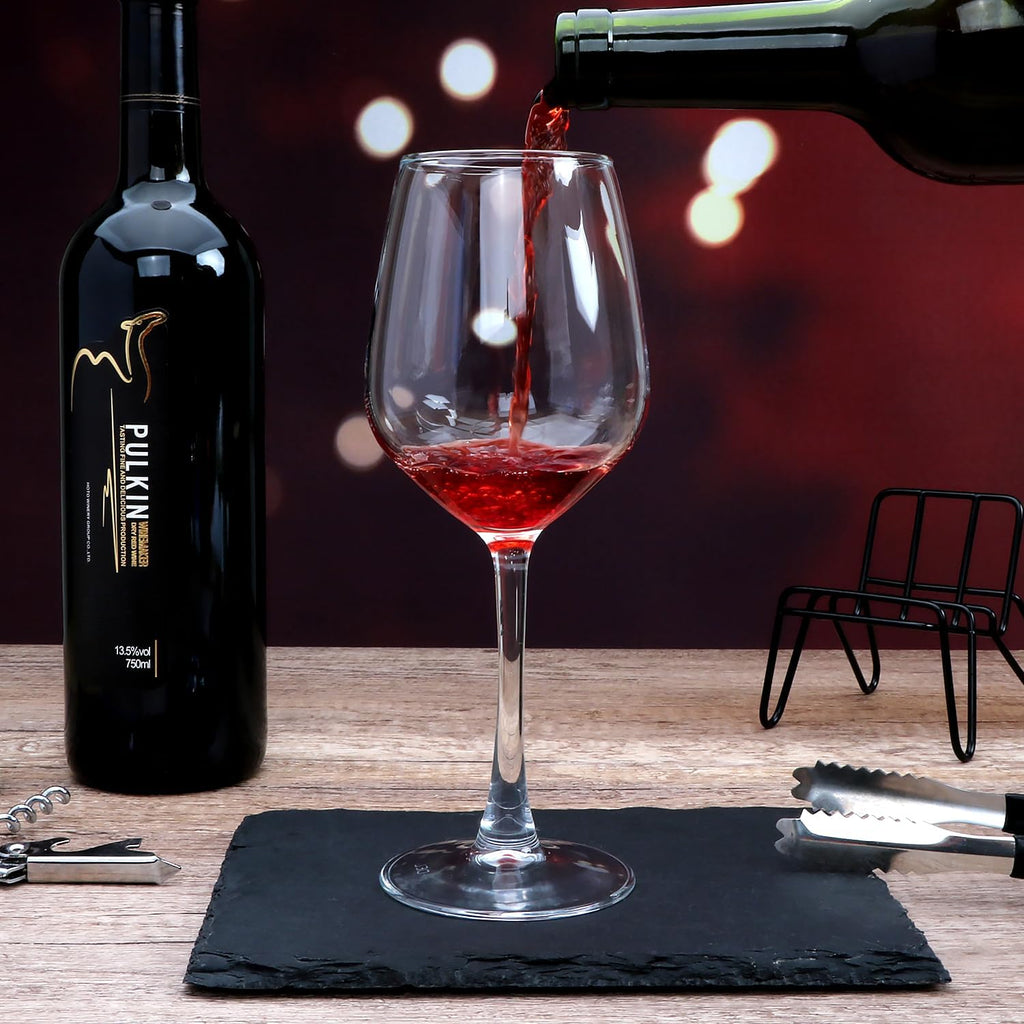 Wine Glasses Set of 8, 12oz Wine Glasses, for Red or White Wine, High-end Banquet, Wedding, Gift Goblets, Party, Bar