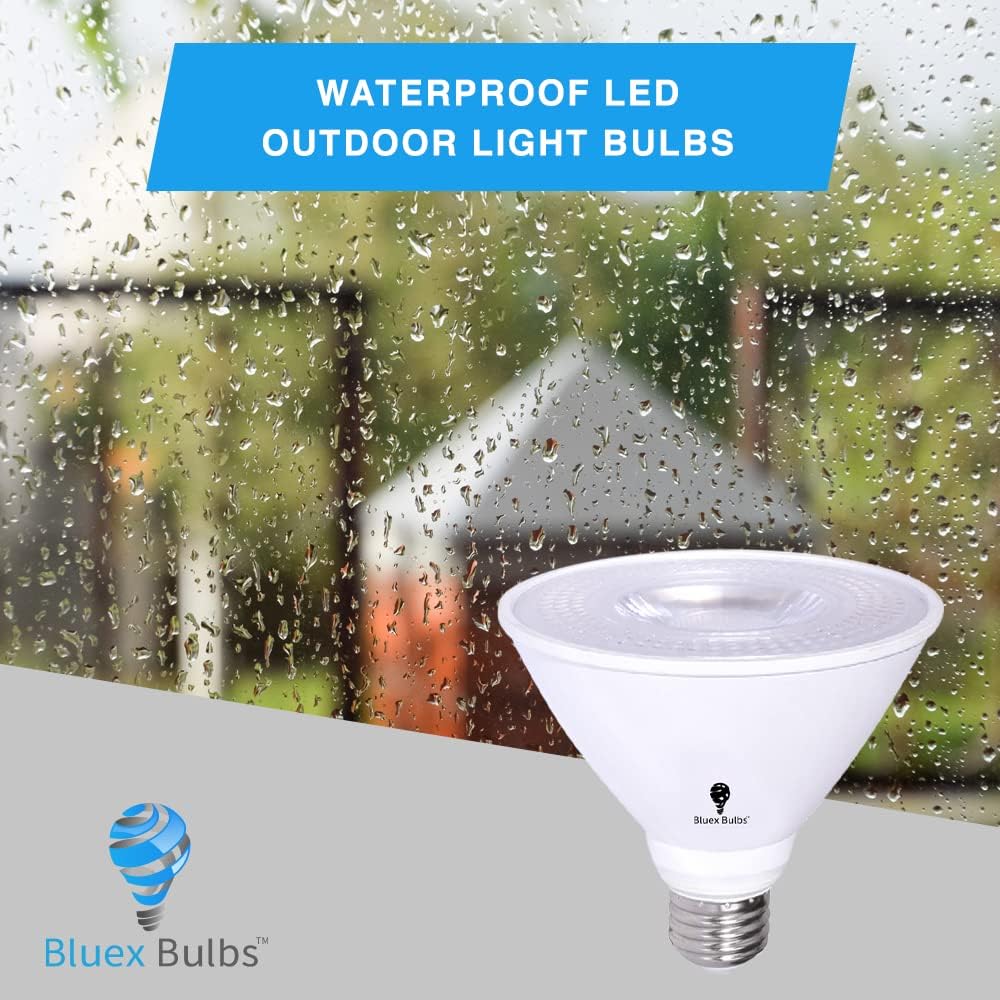 6 Pack PAR30 Short Neck LED Flood Light Bulb 10W 75 Watt Equivalent 850 Lumens Waterproof E26 3000K Warm White Super