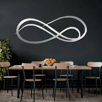 Infinity Metal Wall Decor, Infinity Wall Art, Unlimited Symbol Sign, Abstract Wall Art, Abstract Metal Wall Hanging
