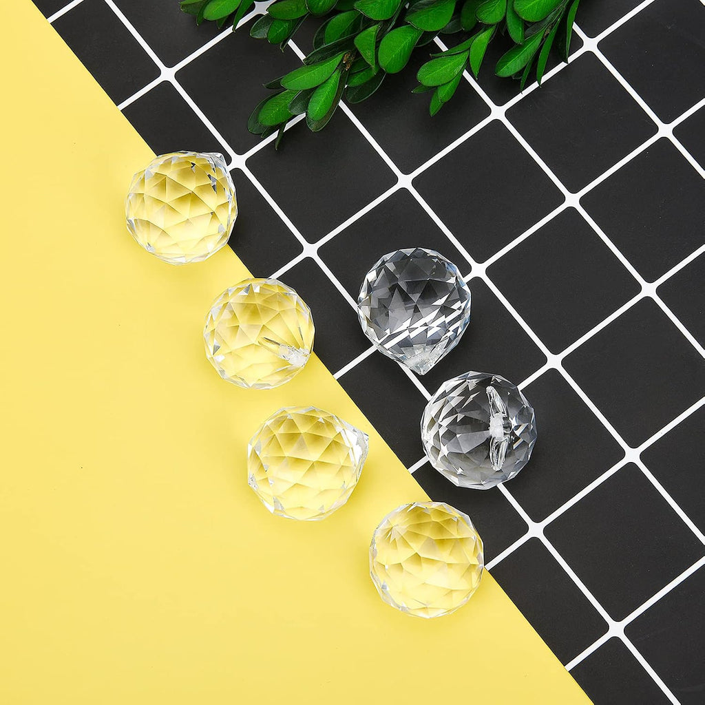 20mm Clear Crystal Ball Prism Sun Shine Catcher Rainbow Pendants Maker, Hanging Crystals Prisms for Windows